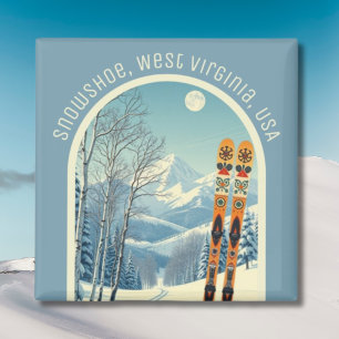 Snowshoe West Virginia USA station de ski Magnet
