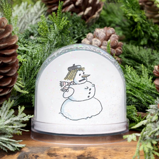 Snowwoman snow globe (Hiver)