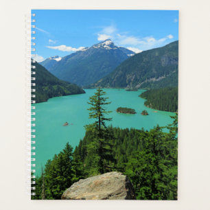 Snowy Mountain Turquoise Lake à Washington