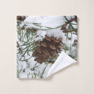 Snowy Pine Cone I