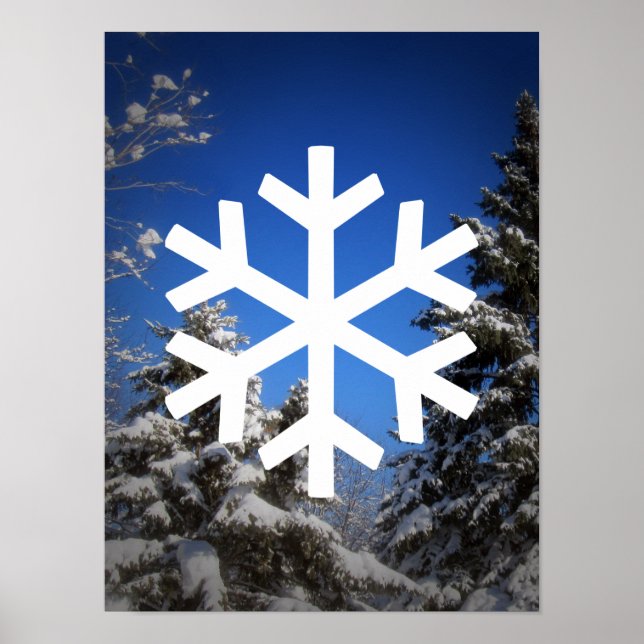 Snowy Scene Poster (Devant)