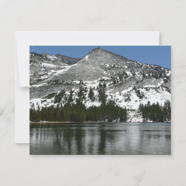 Snowy Tenaya Lake Yosemite National Park Photo (Devant)