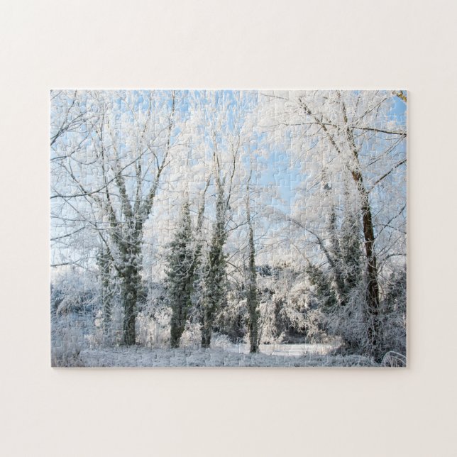 Snowy Trees, 252 pièces Jigsaw Puzzle (Horizontal)