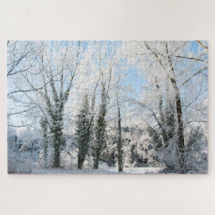 Snowy Trees Winter, 1014 pièces Jigsaw Puzzle