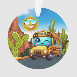 SO CUTE Ornement de bus scolaire