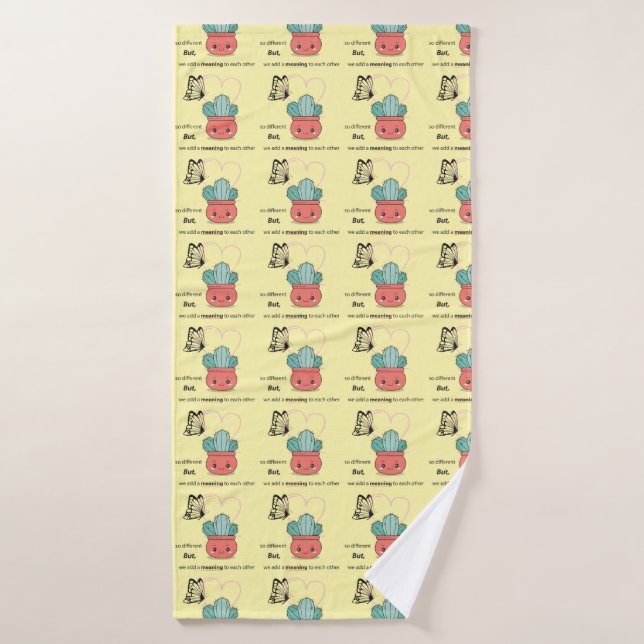 So Different, Parfait Ensemble - mignon couple d'a (Serviette de bain)