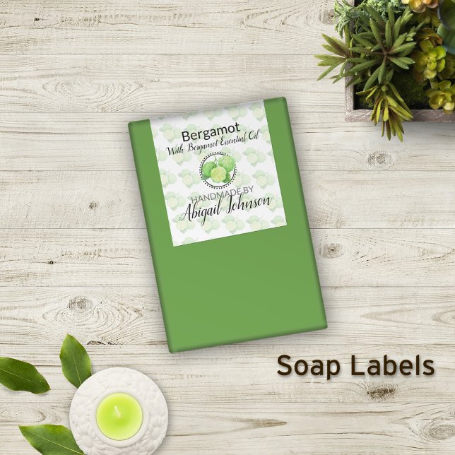 Soap Bergamot | Artiste artisanal | Étiquette mais (Créateur téléchargé)
