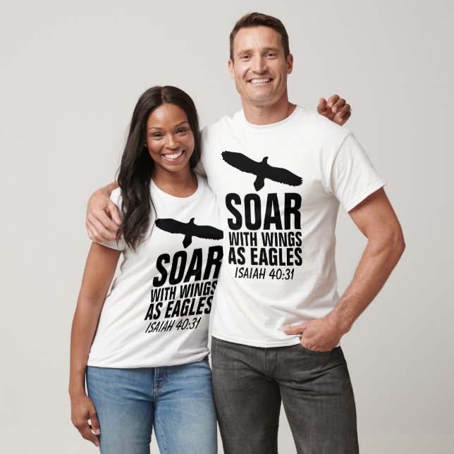 SOAR AVEC LES AILES COMME DES AAGLES, T-shirts chr (Unisexe)