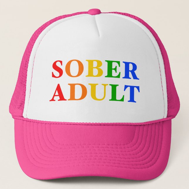 Sober Adulte Casquette Arc-en-ciel (Devant)