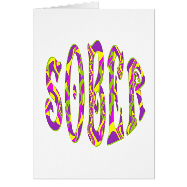 SOBER  Retro 60’s Art Psychedelic (Devant)
