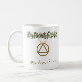 Sobriety Christmas mug Name