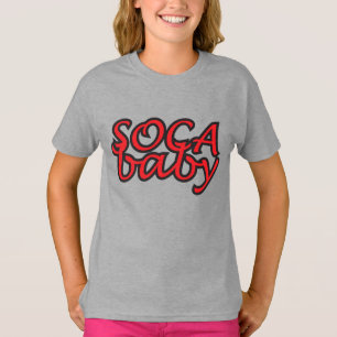 SOCA Baby - T-shirt Ringer Bella+Canvas pour femme