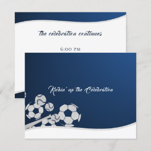 Soccer Baseball Bar Mitzvah Carte Réception