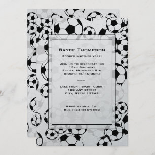 Soccer Classic Party Invitation