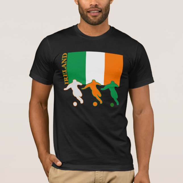 Soccer Irlande T-shirt noir (Devant)