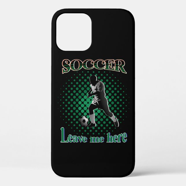 Soccer Leave Me Here 2021 Coque-Mate coque iphone (Verso)