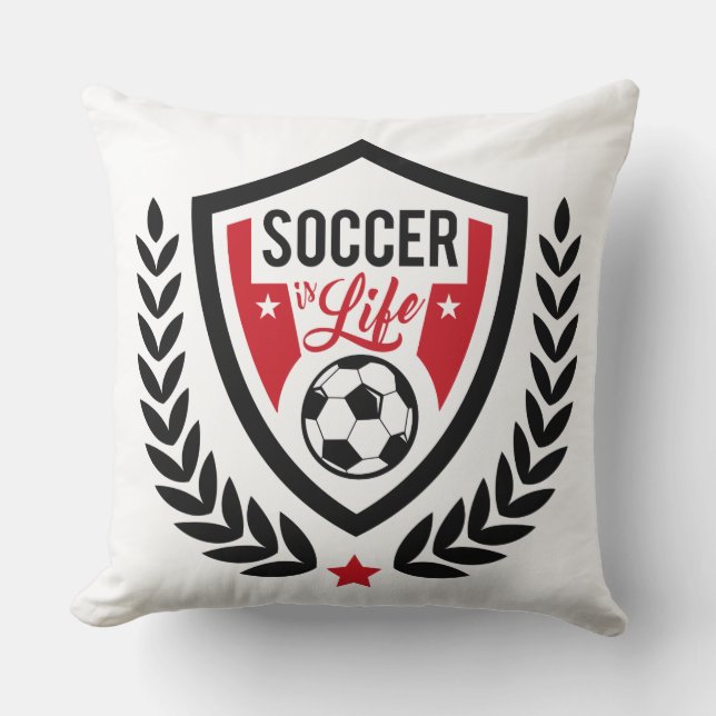 Soccer Logo lancer oreillers (Recto)