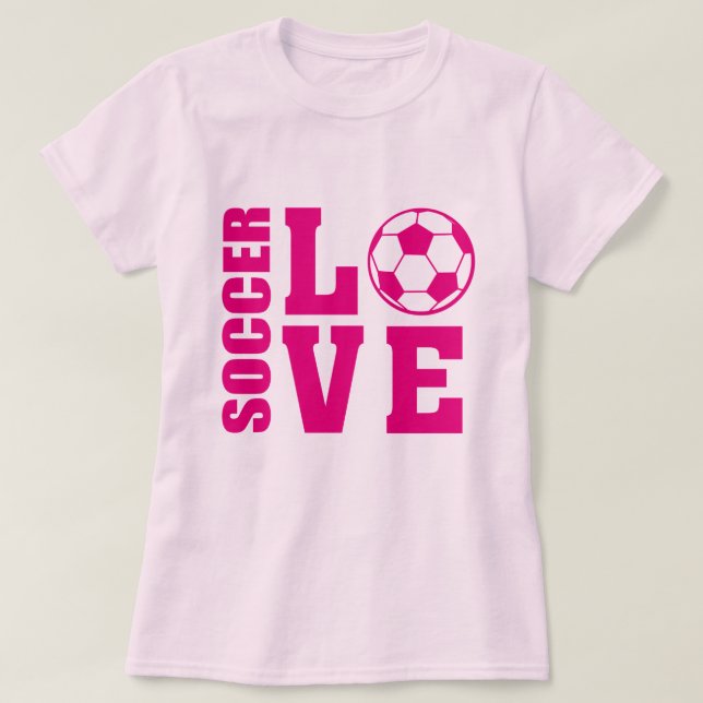 Soccer Love, T-shirt Soccer (Design devant)