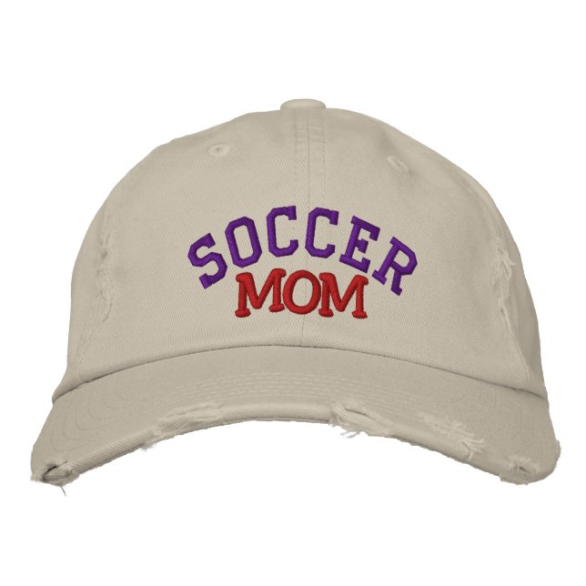 Soccer Maman Casquette brodé (Devant)