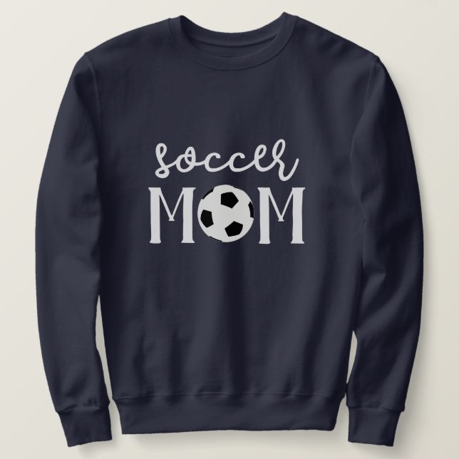 Soccer Maman Unisex Sweatshirt (Design devant)
