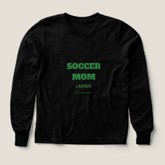 SOCCER MOM FOOTBALL MOTHERS DAY GIFTS GREEN SIMPLE