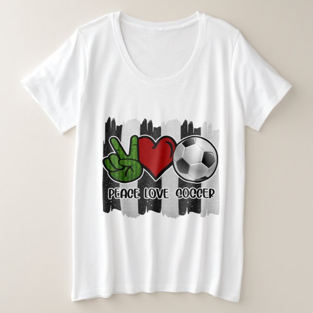 Soccer paix et amour (Design devant)