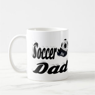 Soccer Papa demi-texte Café Mug