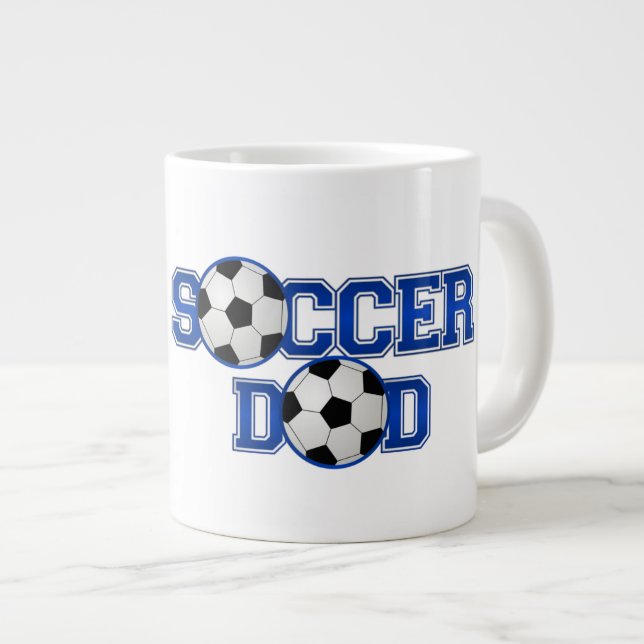 Soccer Papa Jumbo Mug (Devant droit)