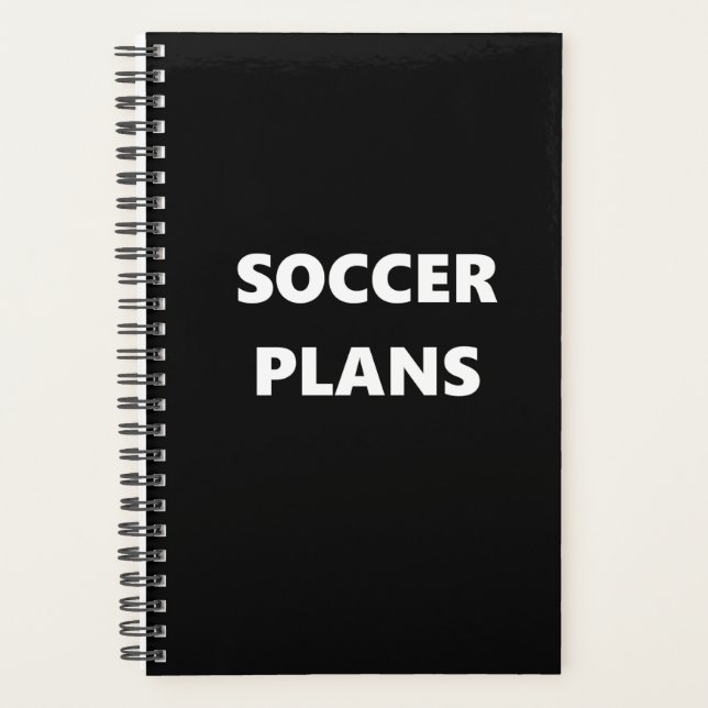 Soccer Planner Sports Thème Soccer Plans (Devant)