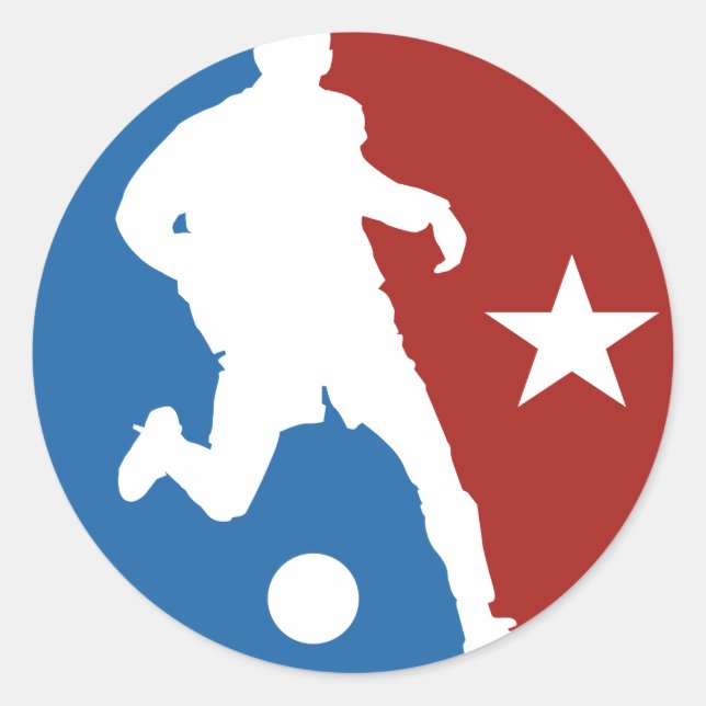 Soccer Player autocollants personnalisés (Devant)