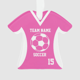 Soccer Sport Jersey rose avec photo