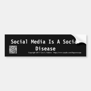 Social Media Bumper Sticker