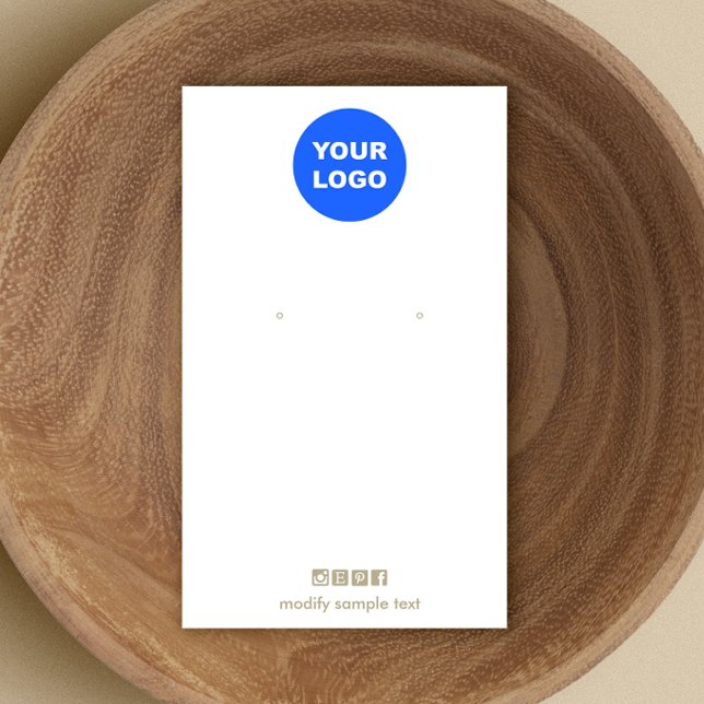 Social Media Icons Ajouter Logo Écouter Carte d'af (Créateur téléchargé)