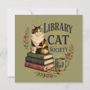 Société de la chatte de bibliothèque Calico livres