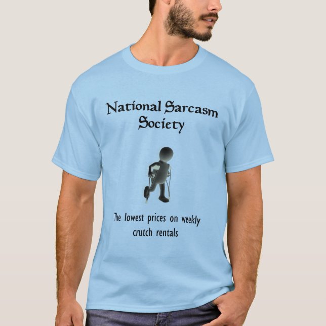 Société nationale de sarcasme de T-shirt (Devant)