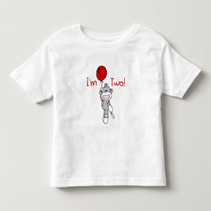 Sock Monkey 2e Anniversaire Tshirts et cadeaux