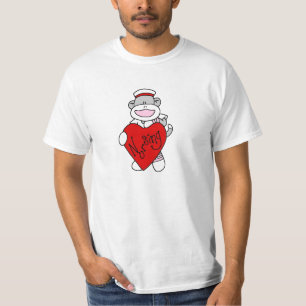 Sock Monkey I Love Nursing T-shirts et cadeaux