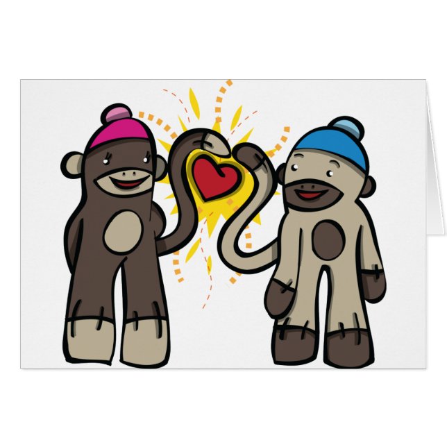 Sock Monkey Love (Devant horizontal)
