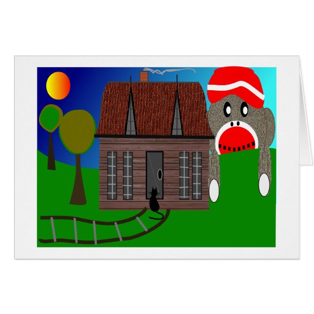 Sock Monkey Over the Horizon — Art (Devant horizontal)