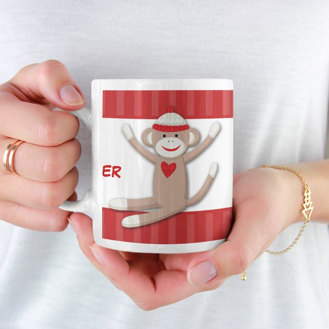 Sock Monkeys Personnalisé Café Mug (Créateur téléchargé)