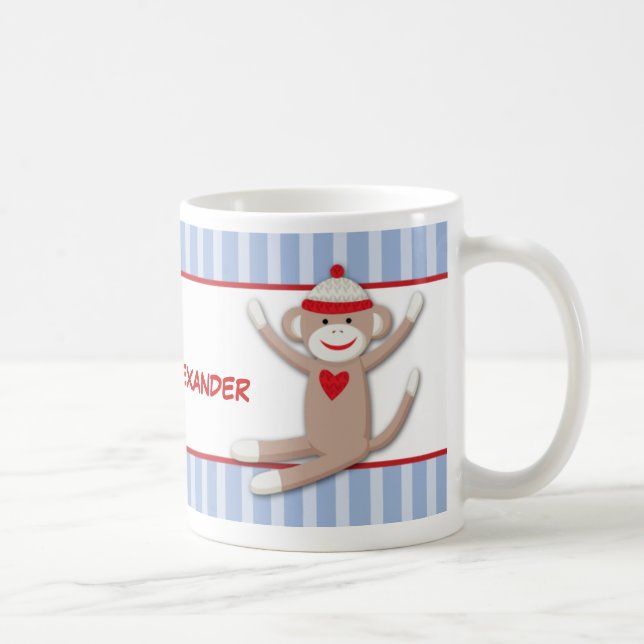 Sock Monkeys Personnalisé Café Mug (Droite)