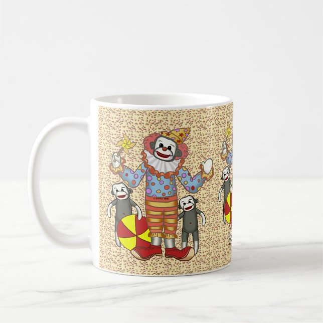 Sock Singe Clown mug (Gauche)