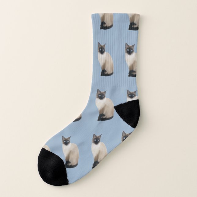 Socles d'impression de chats siamois (Gauche - extérieur)