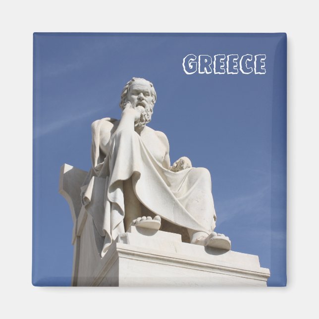 Socrates Grèce Magnet (Devant)