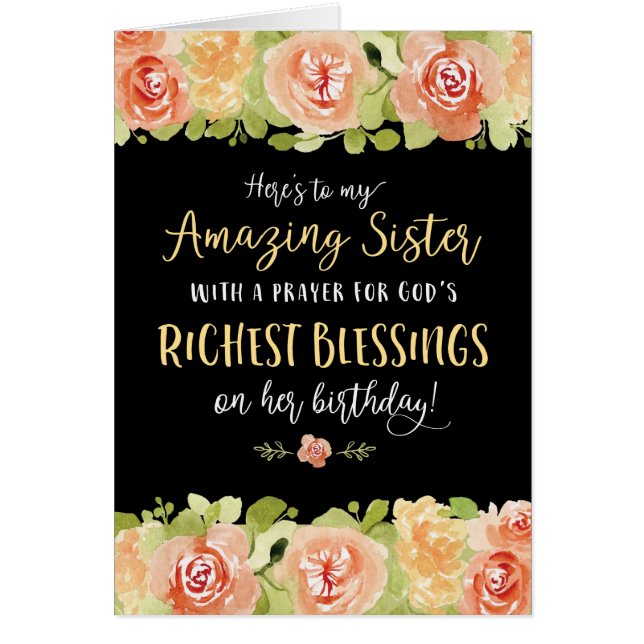 Soeur Anniversaire, voici ma soeur Extraordinaire (Devant)