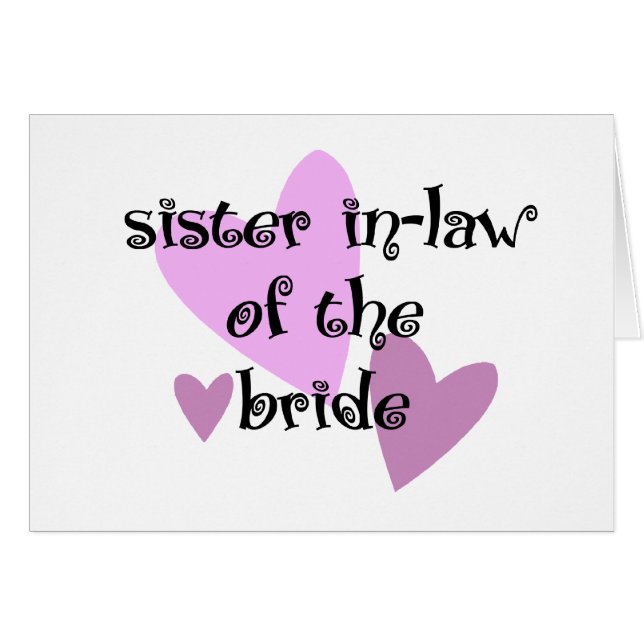 Soeur belle-soeur de l'épouse (Devant horizontal)