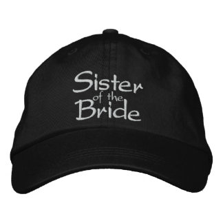 Soeur de la mariée Casquette Mariage brodée