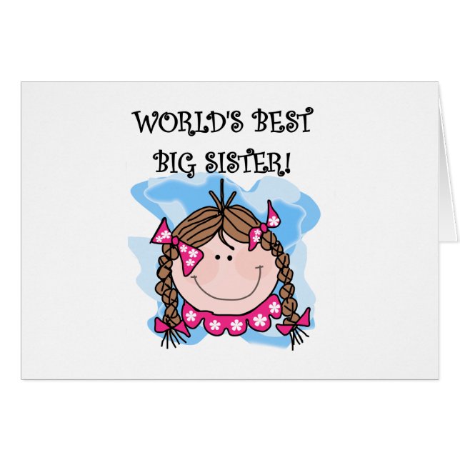 Soeur du monde de brune la meilleure grande (Devant horizontal)