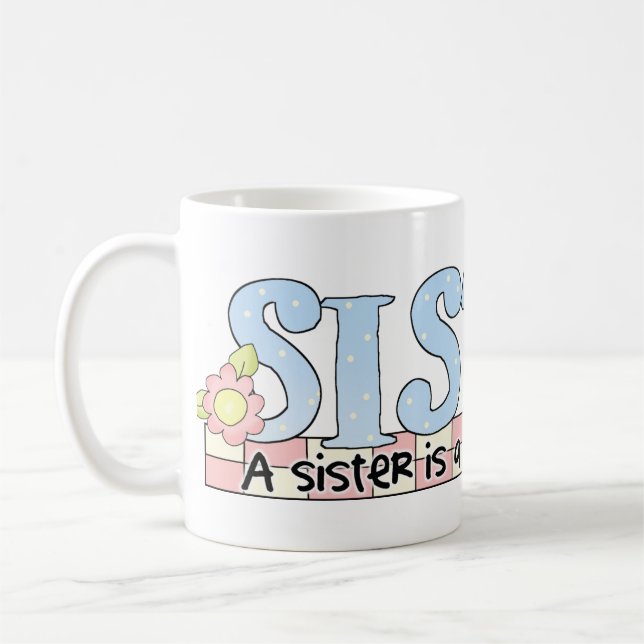 Soeur Love Ami Mug Coffee Mug Cup (Gauche)