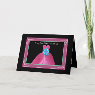 SOEUR Maid of Honor Invitation PINK Gown